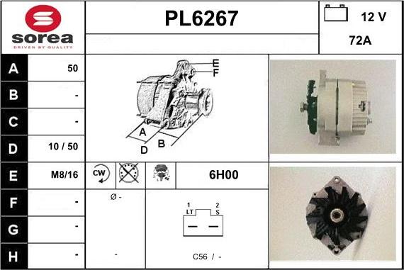 Sera PL6267 - Ģenerators autodraugiem.lv