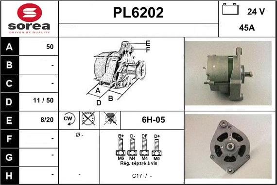 Sera PL6202 - Ģenerators autodraugiem.lv