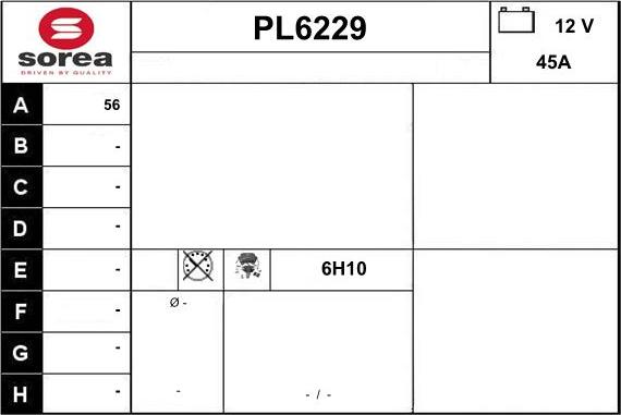 Sera PL6229 - Ģenerators autodraugiem.lv