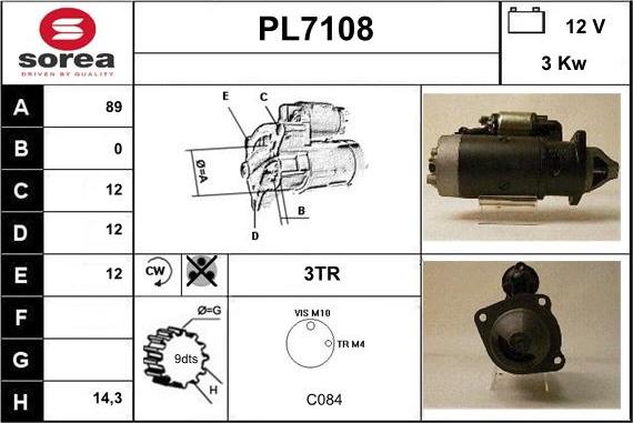 Sera PL7108 - Starteris autodraugiem.lv