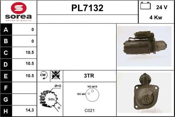 Sera PL7132 - Starteris autodraugiem.lv