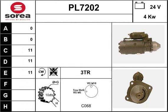 Sera PL7202 - Starteris autodraugiem.lv