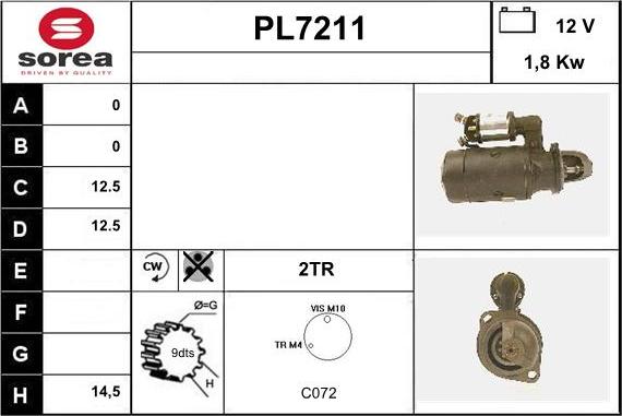 Sera PL7211 - Starteris autodraugiem.lv