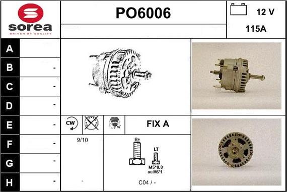 Sera PO6006 - Ģenerators autodraugiem.lv