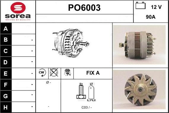 Sera PO6003 - Ģenerators autodraugiem.lv