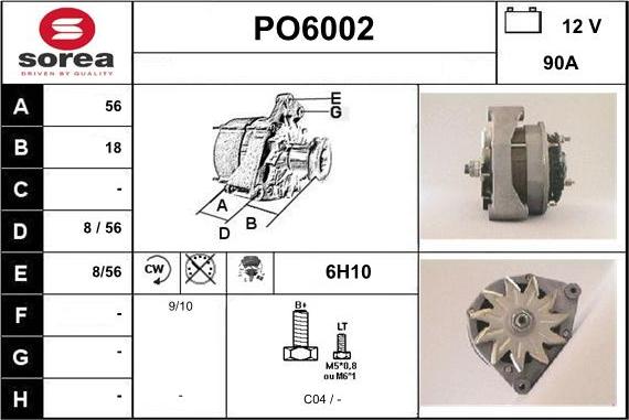 Sera PO6002 - Ģenerators autodraugiem.lv