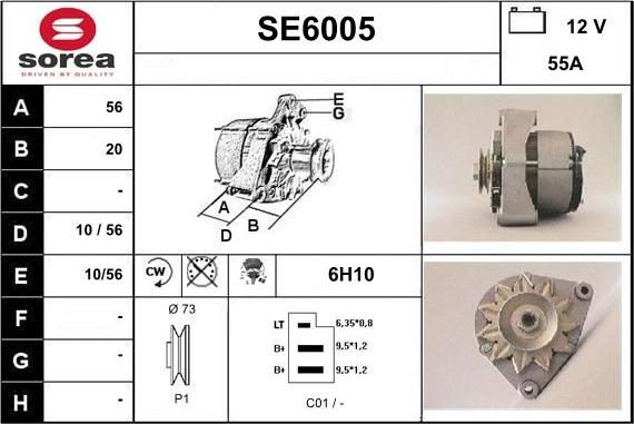 Sera SE6005 - Ģenerators autodraugiem.lv