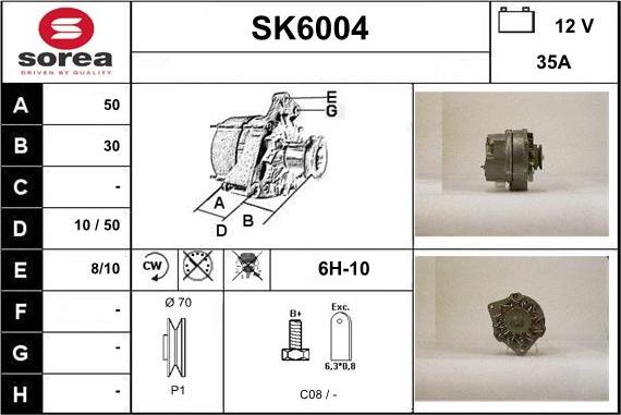 Sera SK6004 - Ģenerators autodraugiem.lv