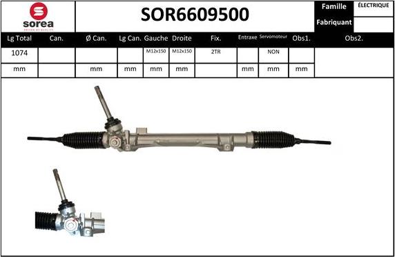 Sera SOR6609500 - Stūres mehānisms autodraugiem.lv