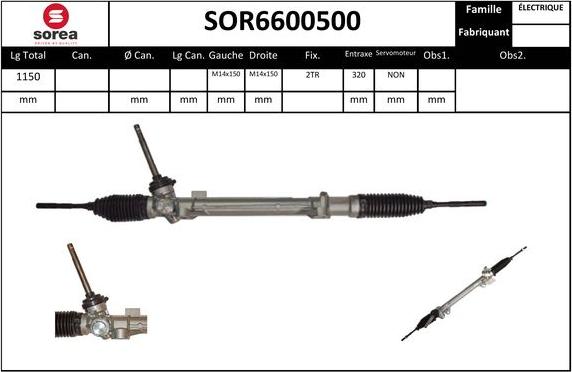 Sera SOR6600500 - Stūres mehānisms autodraugiem.lv