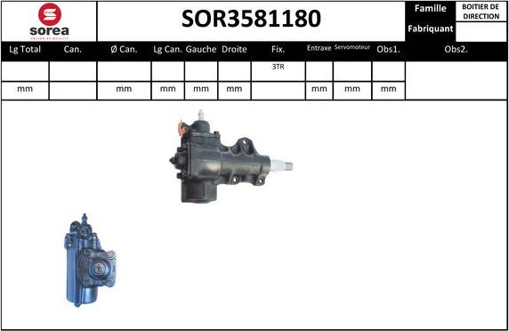 Sera SOR3581180 - Stūres mehānisms autodraugiem.lv