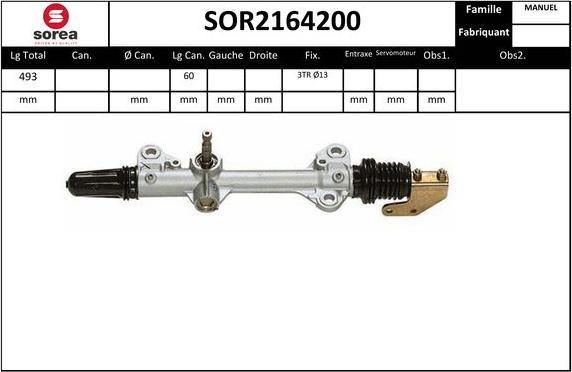 Sera SOR2164200 - Stūres mehānisms autodraugiem.lv