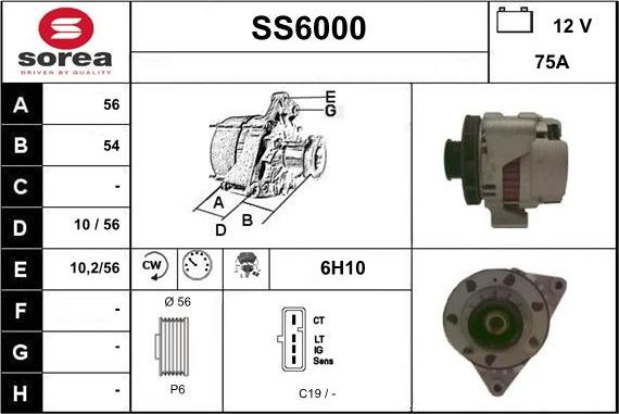 Sera SS6000 - Ģenerators autodraugiem.lv