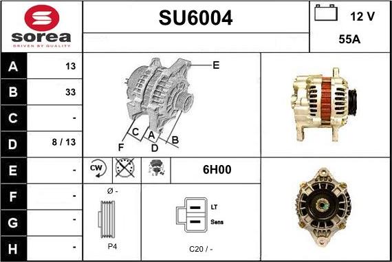 Sera SU6004 - Ģenerators autodraugiem.lv