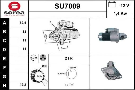 Sera SU7009 - Starteris autodraugiem.lv