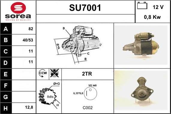 Sera SU7001 - Starteris autodraugiem.lv