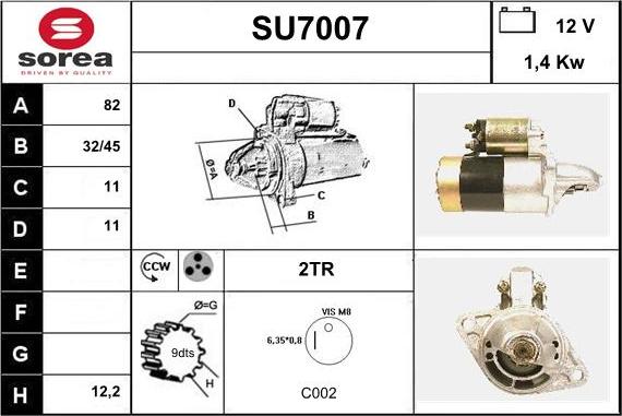 Sera SU7007 - Starteris autodraugiem.lv