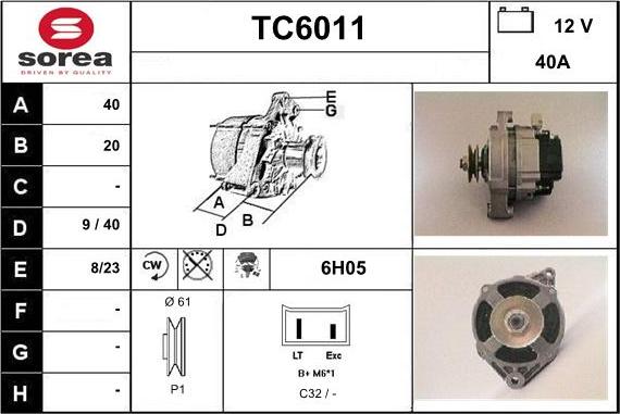 Sera TC6011 - Ģenerators autodraugiem.lv