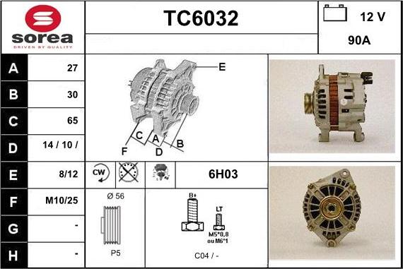 Sera TC6032 - Ģenerators autodraugiem.lv
