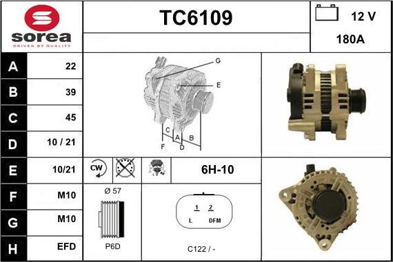 Sera TC6109 - Ģenerators autodraugiem.lv