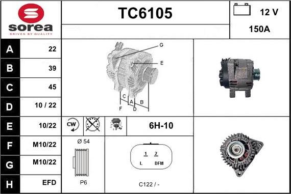Sera TC6105 - Ģenerators autodraugiem.lv
