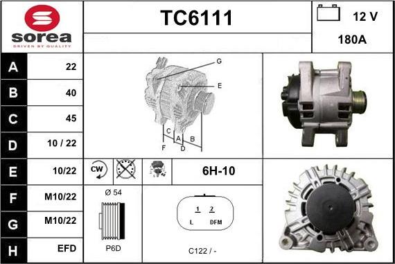 Sera TC6111 - Ģenerators autodraugiem.lv