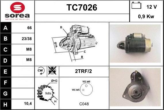 Sera TC7026 - Starteris autodraugiem.lv