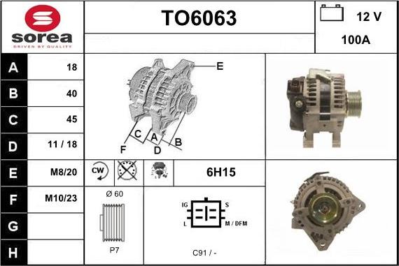 Sera TO6063 - Ģenerators autodraugiem.lv