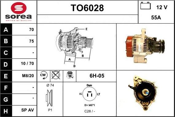 Sera TO6028 - Ģenerators autodraugiem.lv