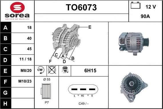 Sera TO6073 - Ģenerators autodraugiem.lv