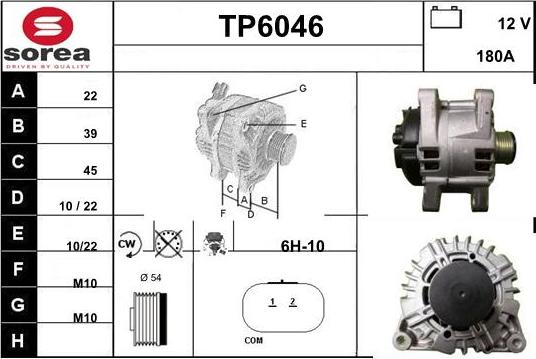 Sera TP6046 - Ģenerators autodraugiem.lv