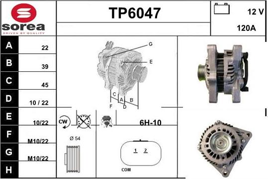 Sera TP6047 - Ģenerators autodraugiem.lv