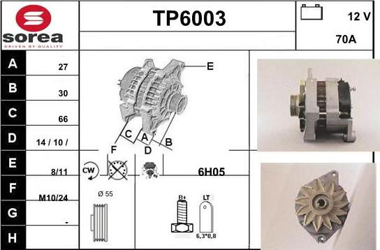 Sera TP6003 - Ģenerators autodraugiem.lv