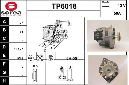 Sera TP6018 - Ģenerators autodraugiem.lv