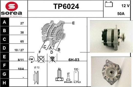 Sera TP6024 - Ģenerators autodraugiem.lv