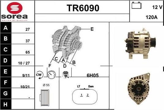 Sera TR6090 - Ģenerators autodraugiem.lv