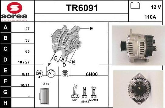 Sera TR6091 - Ģenerators autodraugiem.lv