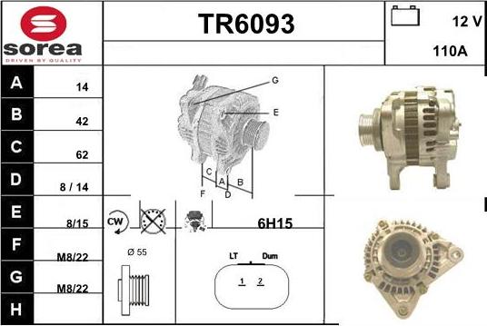 Sera TR6093 - Ģenerators autodraugiem.lv