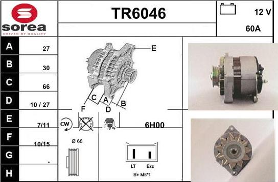 Sera TR6046 - Ģenerators autodraugiem.lv