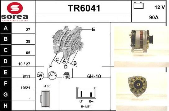 Sera TR6041 - Ģenerators autodraugiem.lv