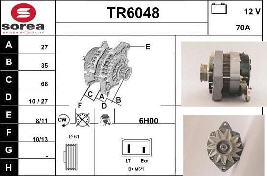 Sera TR6048 - Ģenerators autodraugiem.lv