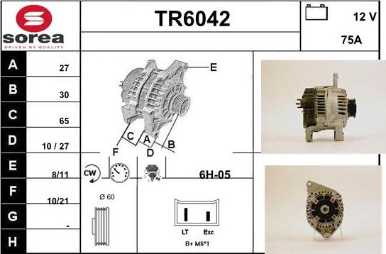 Sera TR6042 - Ģenerators autodraugiem.lv