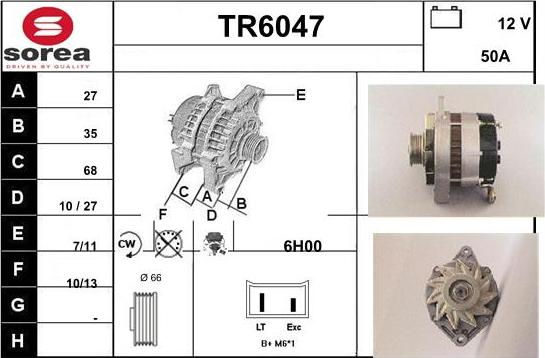Sera TR6047 - Ģenerators autodraugiem.lv