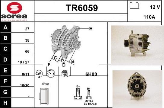 Sera TR6059 - Ģenerators autodraugiem.lv
