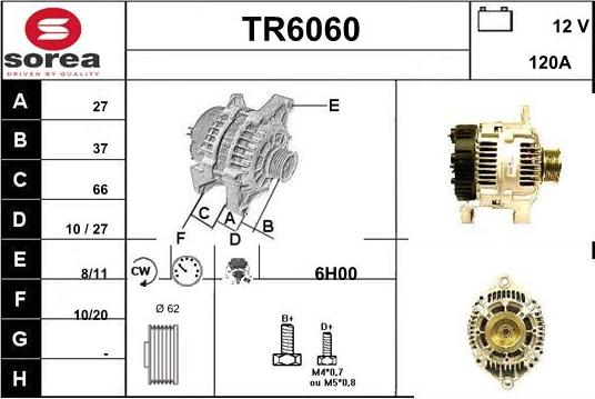 Sera TR6060 - Ģenerators autodraugiem.lv