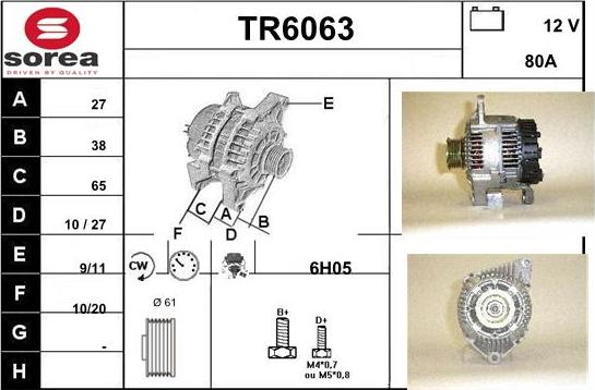 Sera TR6063 - Ģenerators autodraugiem.lv