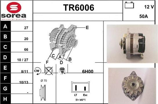 Sera TR6006 - Ģenerators autodraugiem.lv
