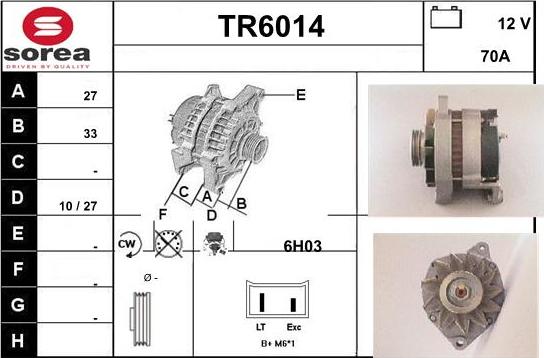 Sera TR6014 - Ģenerators autodraugiem.lv