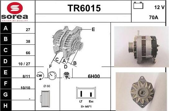 Sera TR6015 - Ģenerators autodraugiem.lv