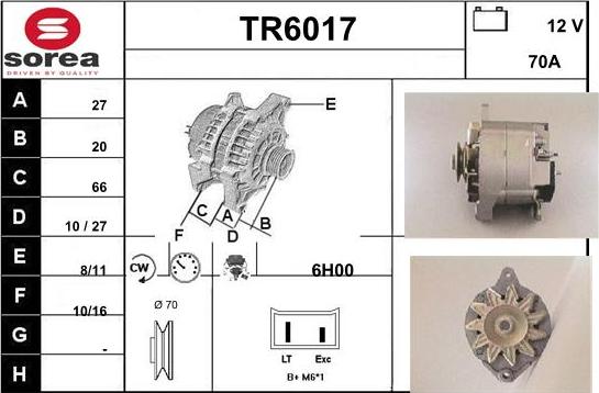 Sera TR6017 - Ģenerators autodraugiem.lv
